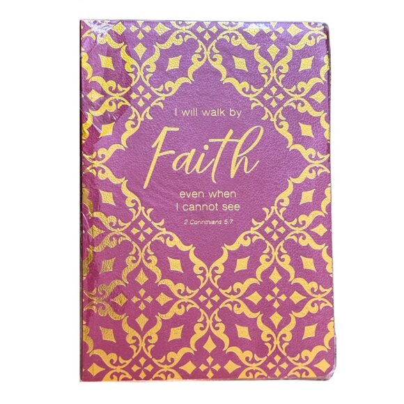 Faith-Inspired Pink and Gold Journal - Picture 1 of 2